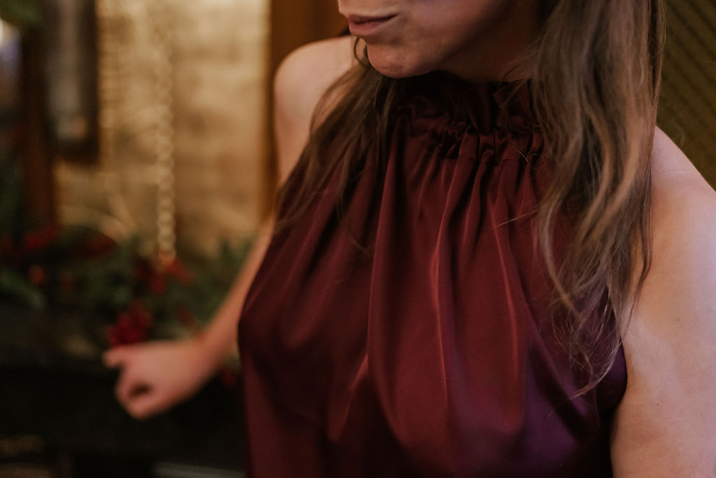 Halter Top Saar Cassis