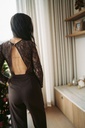 Jumpsuit Lace Brown