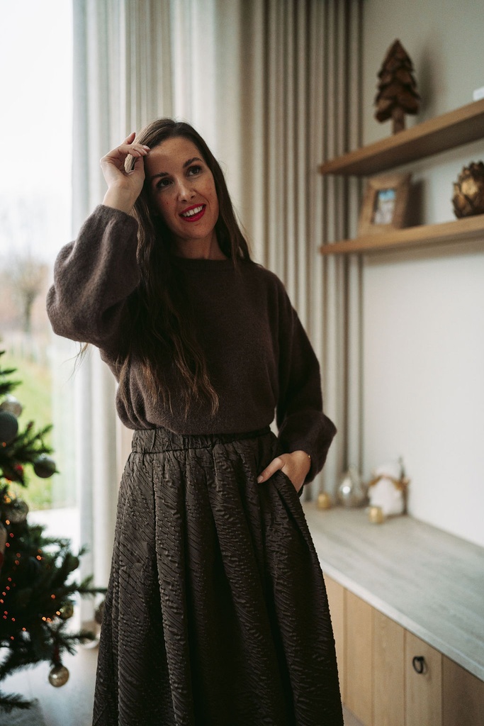 Ankle Skirt Camie Chocolate Brown