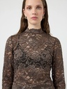 Lace Top Lacey Brown
