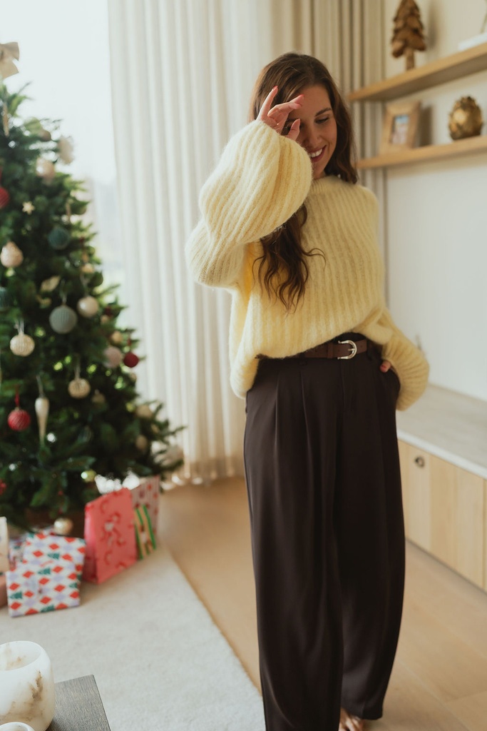 Calpe Knit Pastel Yellow