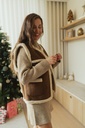 Teddy Gilet Heidi Brown