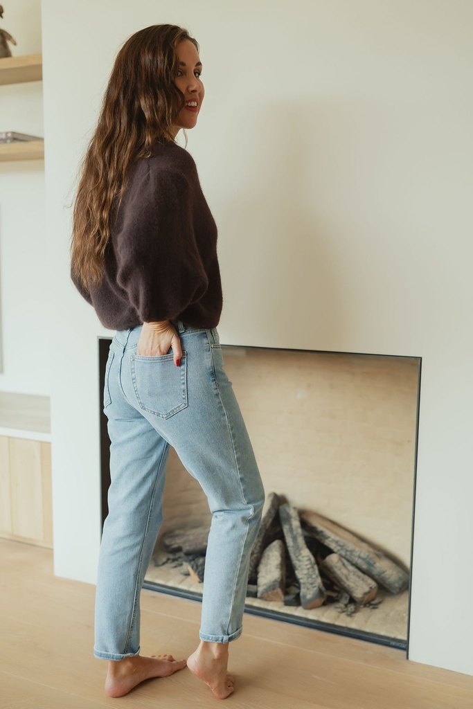 PREORDER SC Mom Jeans Blue Long