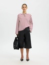 Stripe Collar Top Wada Anemone