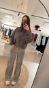 Wide Leg Jeans Light Leopard