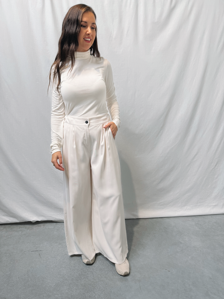 Rosie Pants Ecru