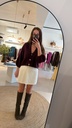 Kiara Mini Skort Ecru