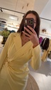 Short Dress Butter Yellow