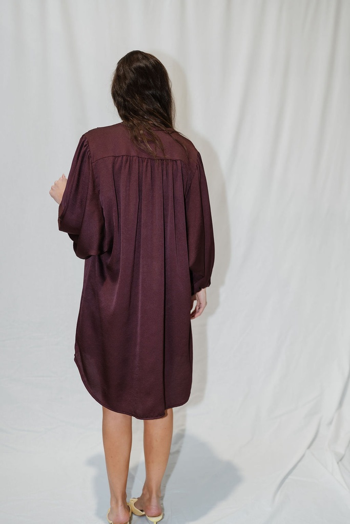 Short Shirt Dress Lima Grape