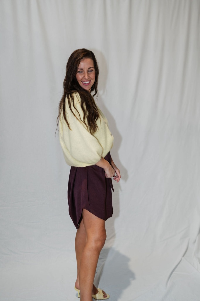 Short Shirt Dress Lima Grape