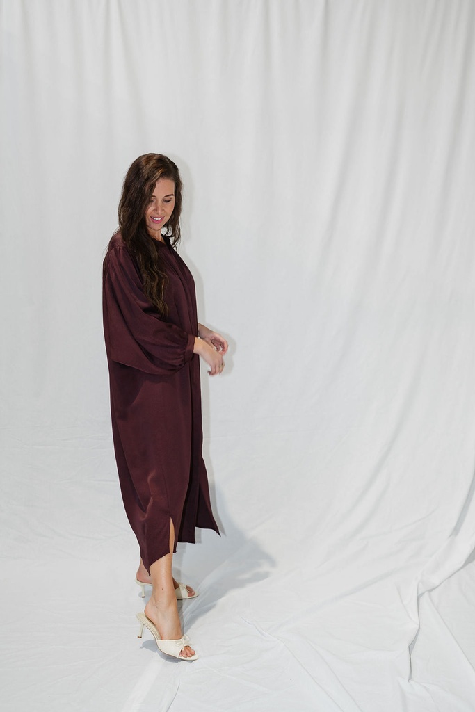 Long Shirt Dress Lima Grape