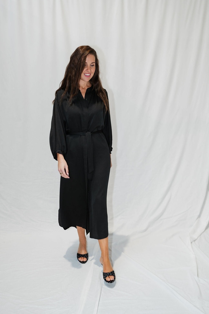 Long Shirt Dress Lima Black