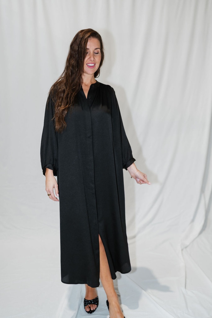 Long Shirt Dress Lima Black