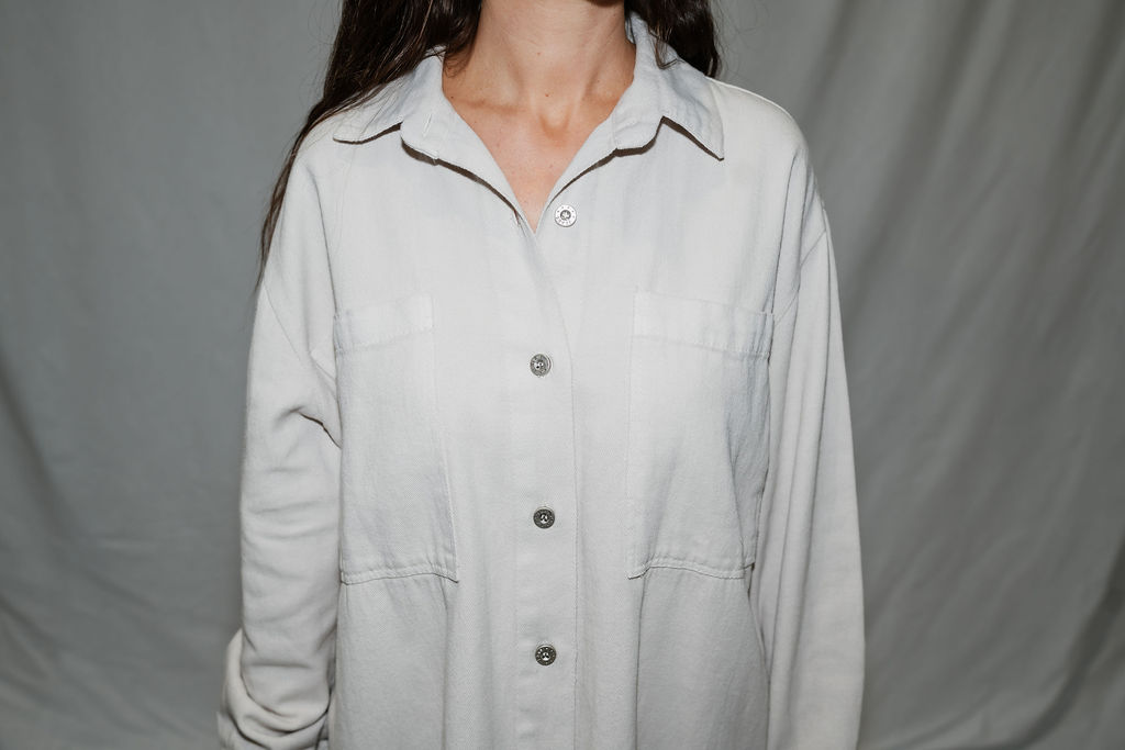 Denim Dress Ivy Ecru