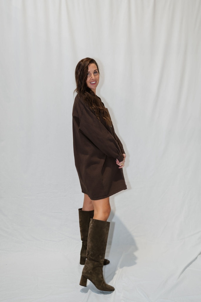 Denim Dress Ivy Chocolate