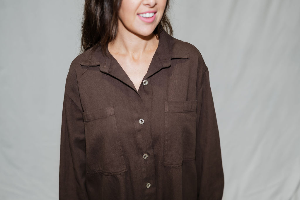 Denim Dress Ivy Chocolate