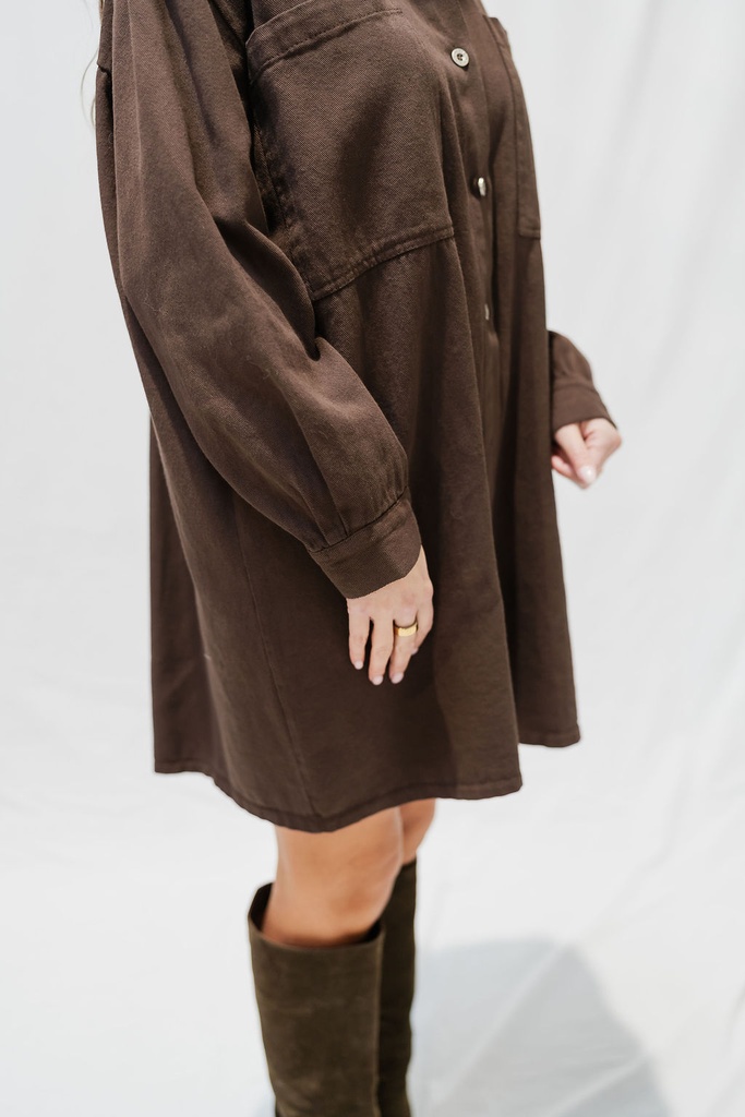 Denim Dress Ivy Chocolate
