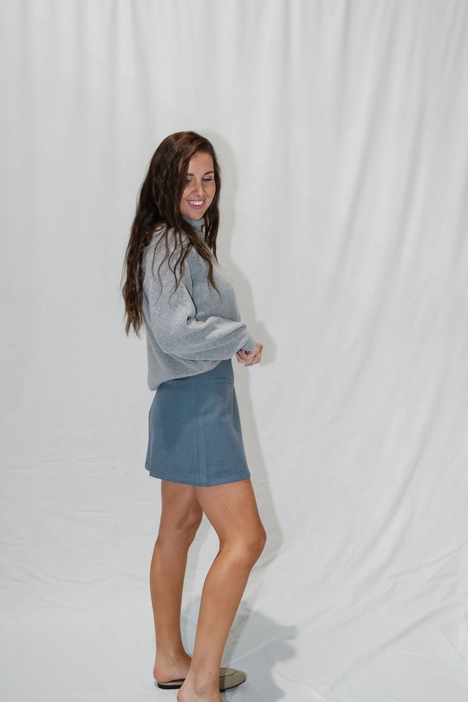 Nora Knit Grey Melange