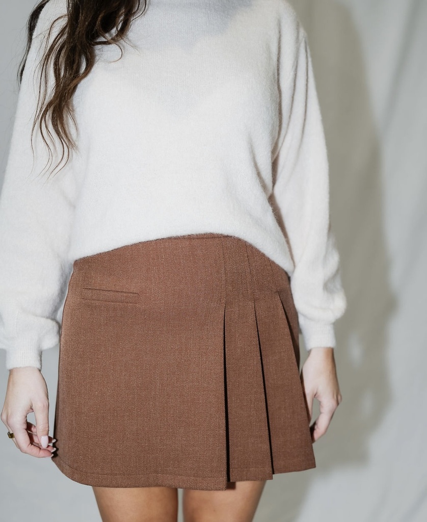 Kiara Mini Skort Marron