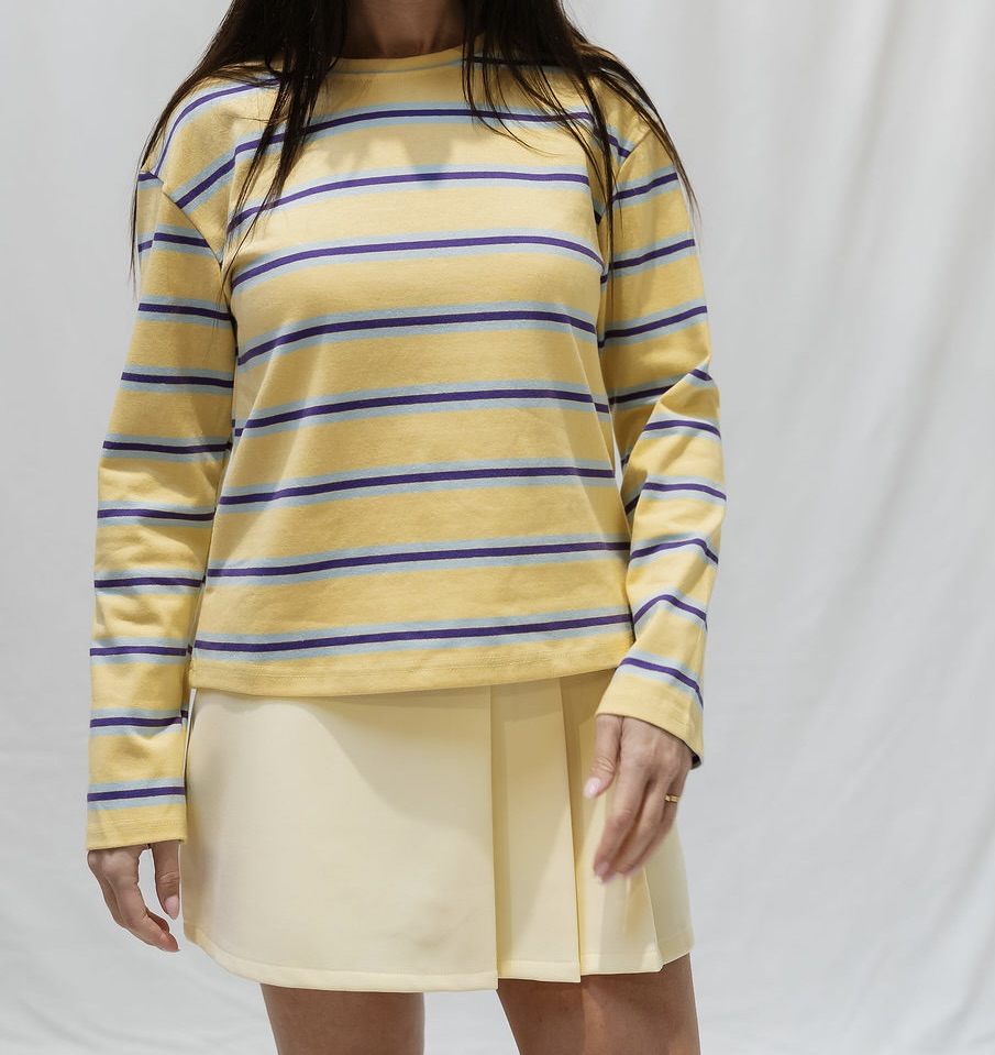 Striped Shirt Celestine Yellow