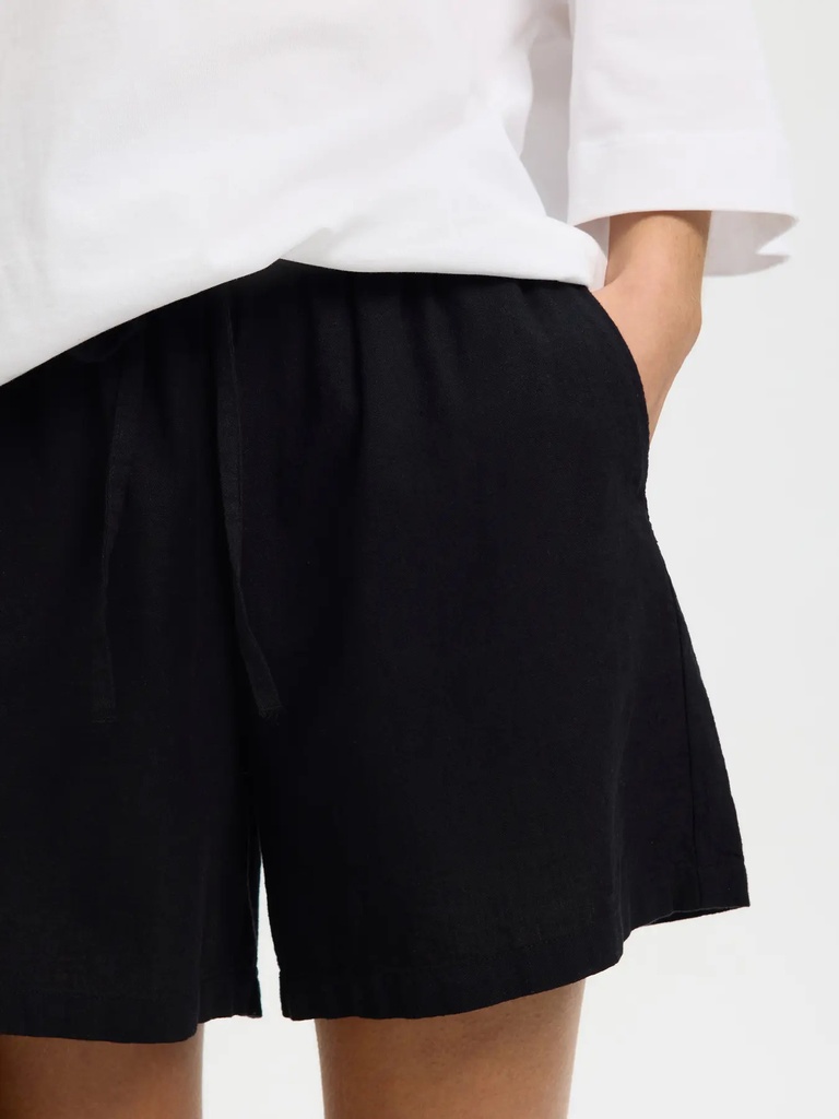 Shorts Luisa-Linnie Linen Black
