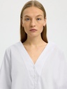 3/4 V-Neck Shirt Bea Bright White