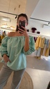 Off Shoulder Top Chloé Mint