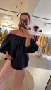 Off Shoulder Top Chloé Navy