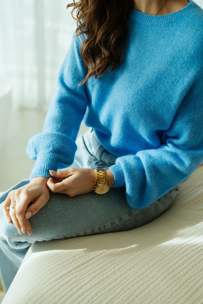 Alicante Knit Light Blue