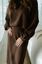 Sweater Skirt Chocolate