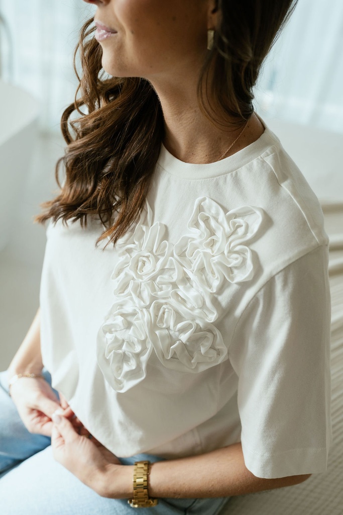 Tee Visely Star White