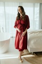 Long Shirt Dress Lima Burgundy