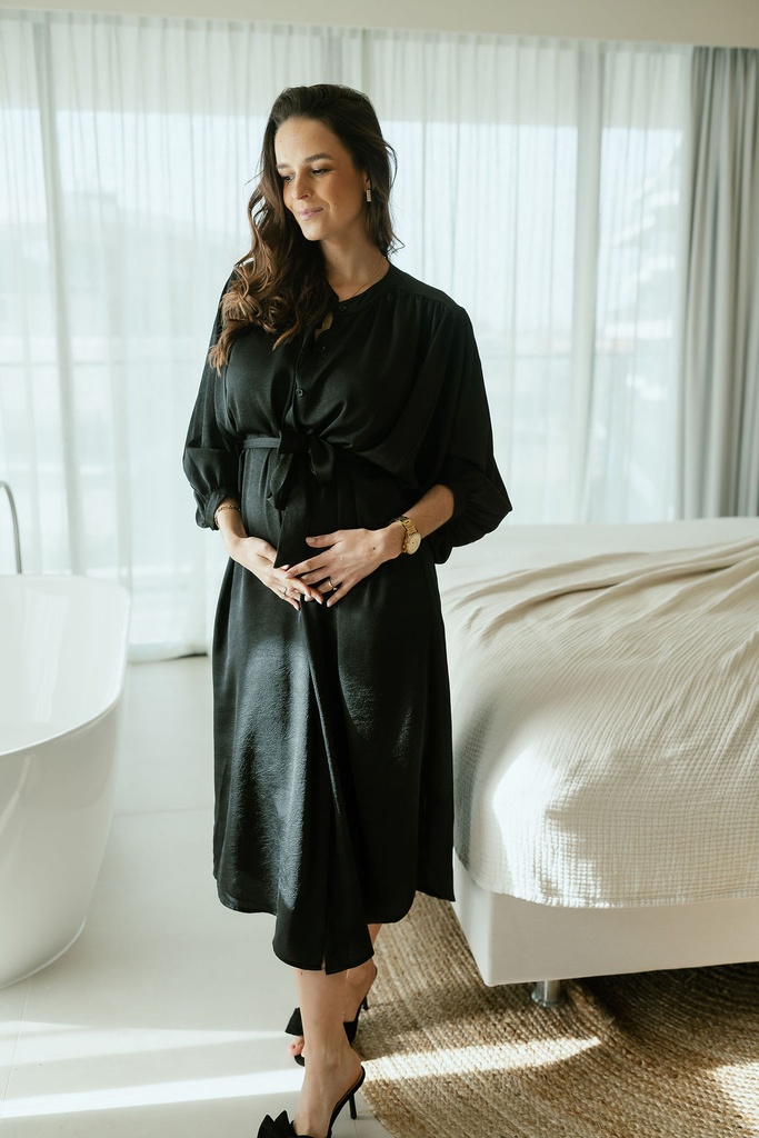Long Shirt Dress Lima Black