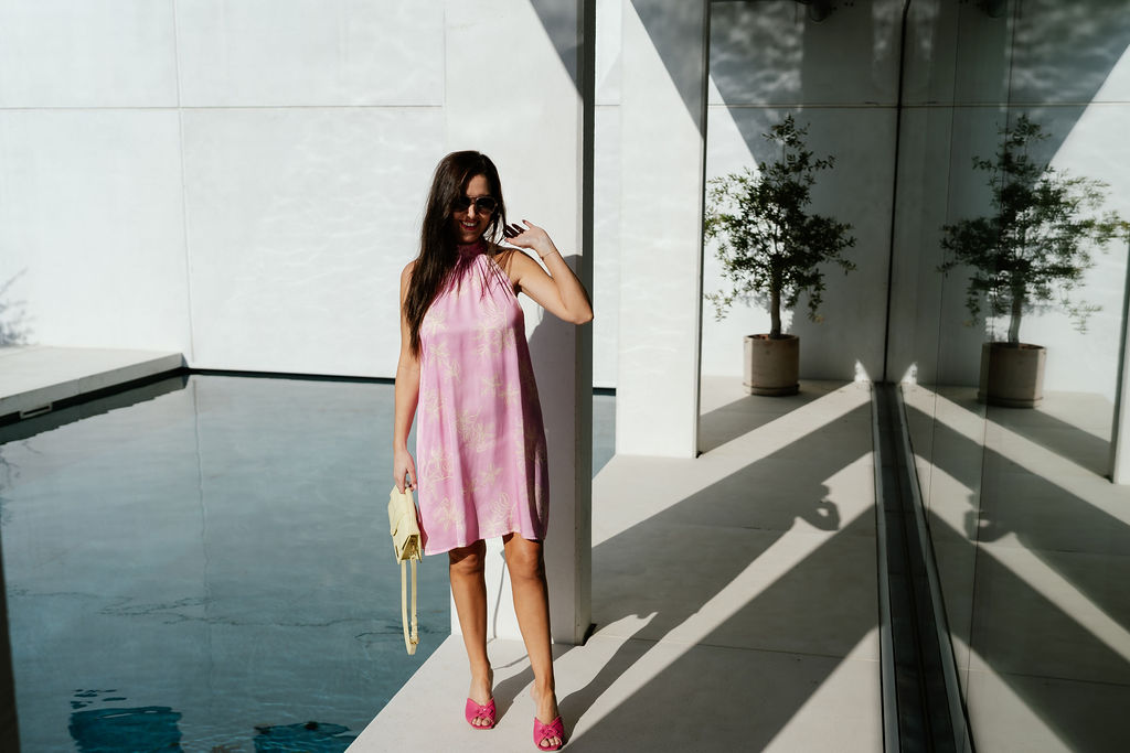 Elsa Dress Pastel Pink