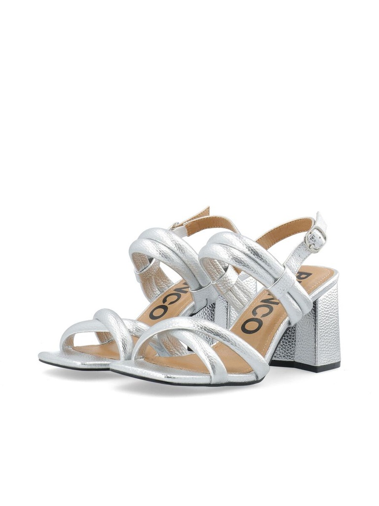 Sandal Joyce Faux Leather Silver