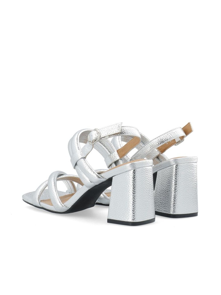 Sandal Joyce Faux Leather Silver