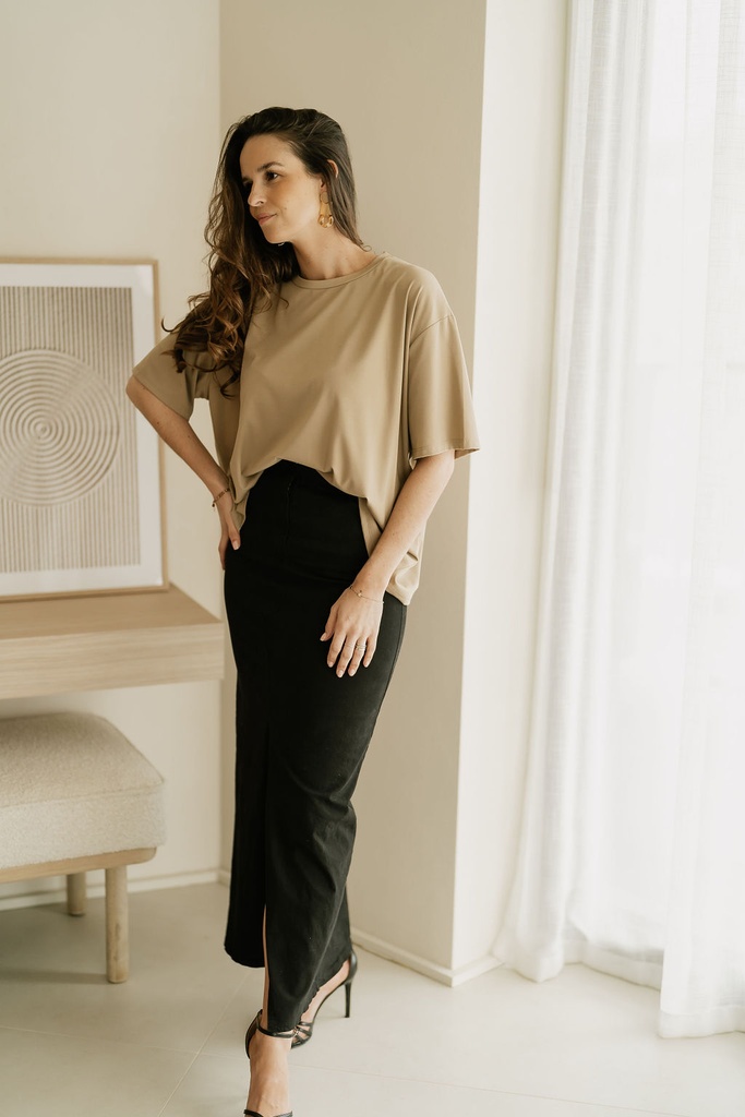 Long Skirt Camille Nero