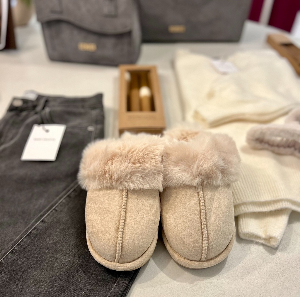 Pantoffels Beige