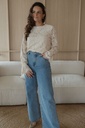 Perla Lace Top Whitecap Gray