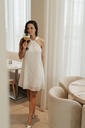 SC Halterneck Dress Beige