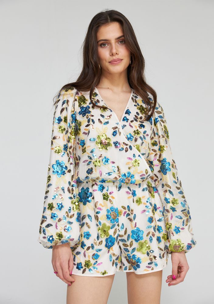Jumpsuit Lana Cream White Multi