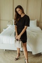 JV / Dominique Short Dress Black