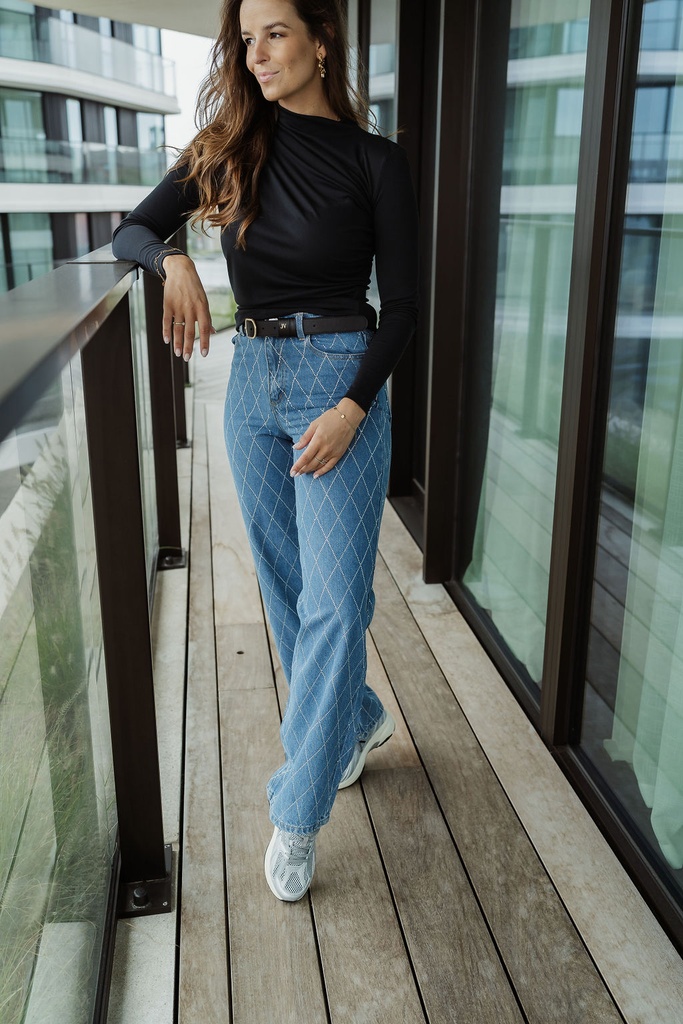 Emmi Jersey Top Black