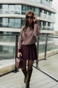 PREORDER Kiara Mini Skort Burgundy