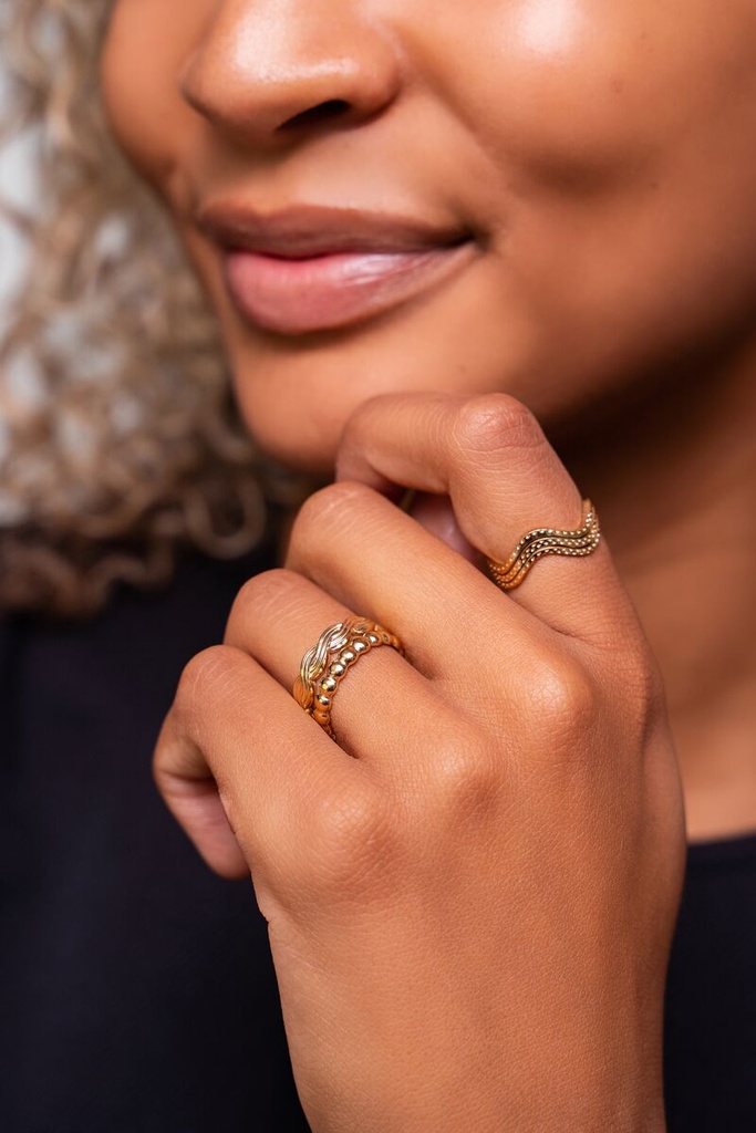 My Ring Onesize Braided Gold
