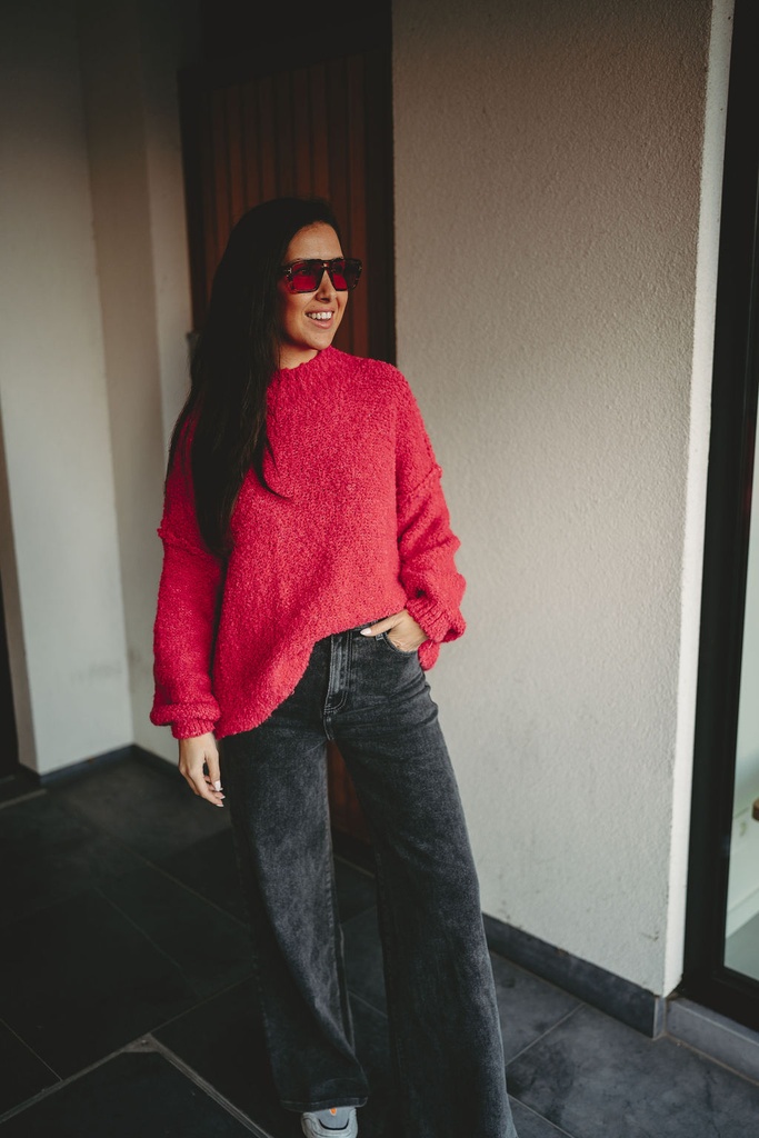 Nao/ Teddy Knit Fushia