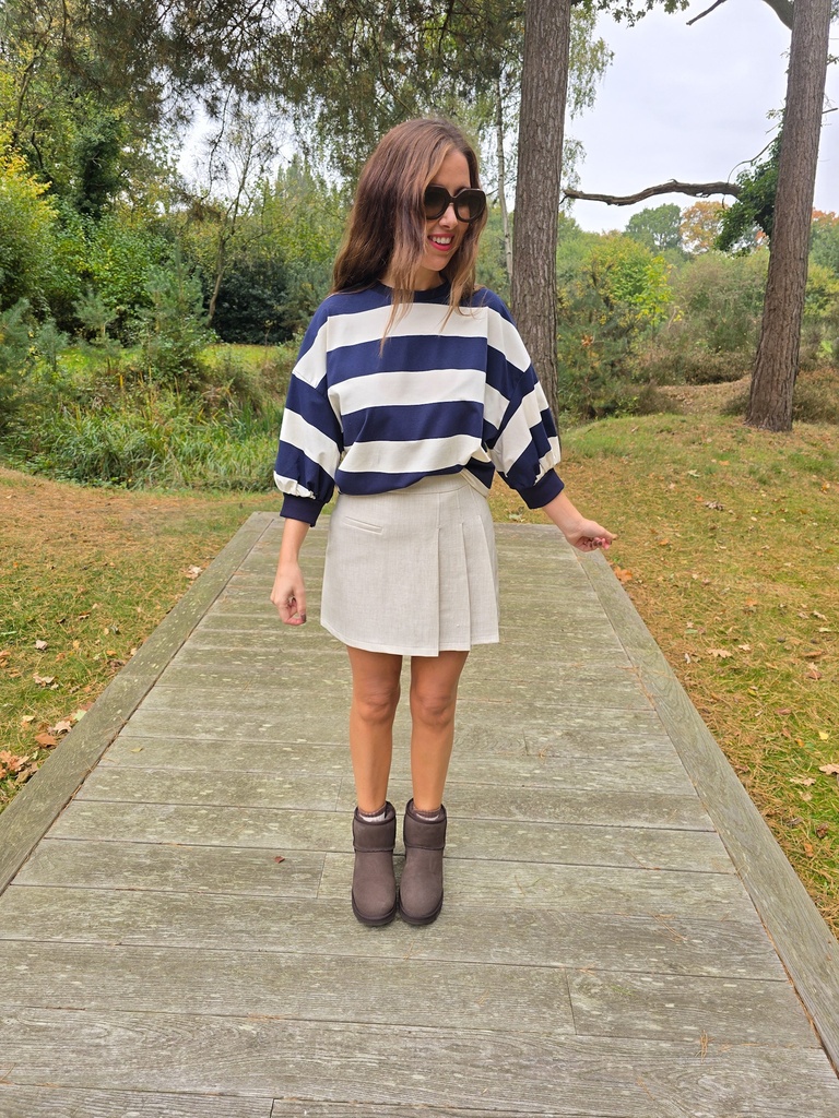 Kiara Mini Skort Beige