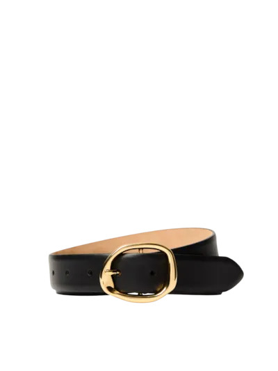 Feline Leather Belt Black