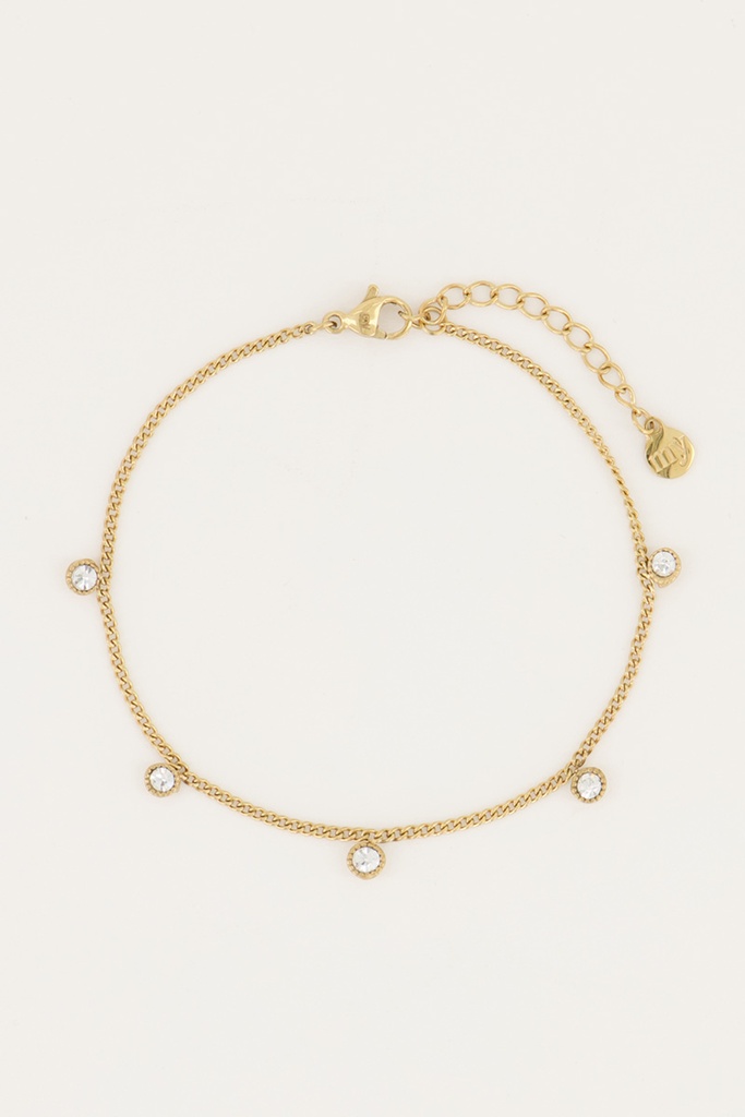 My Bracelet Five Rhinestones