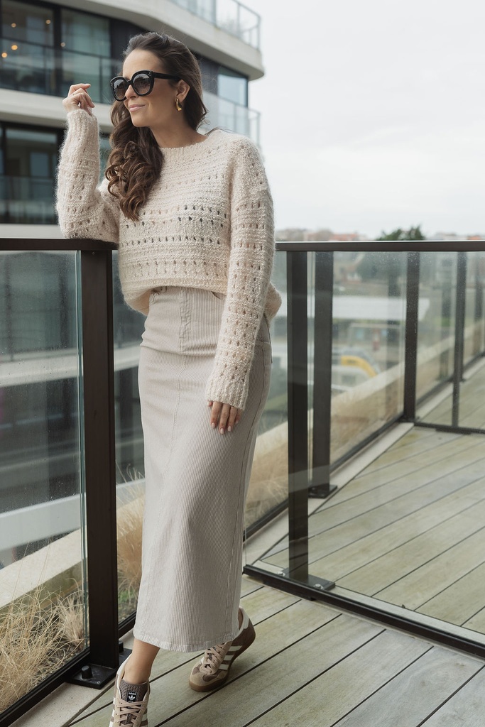 Alfi Knit O-Neck Birch